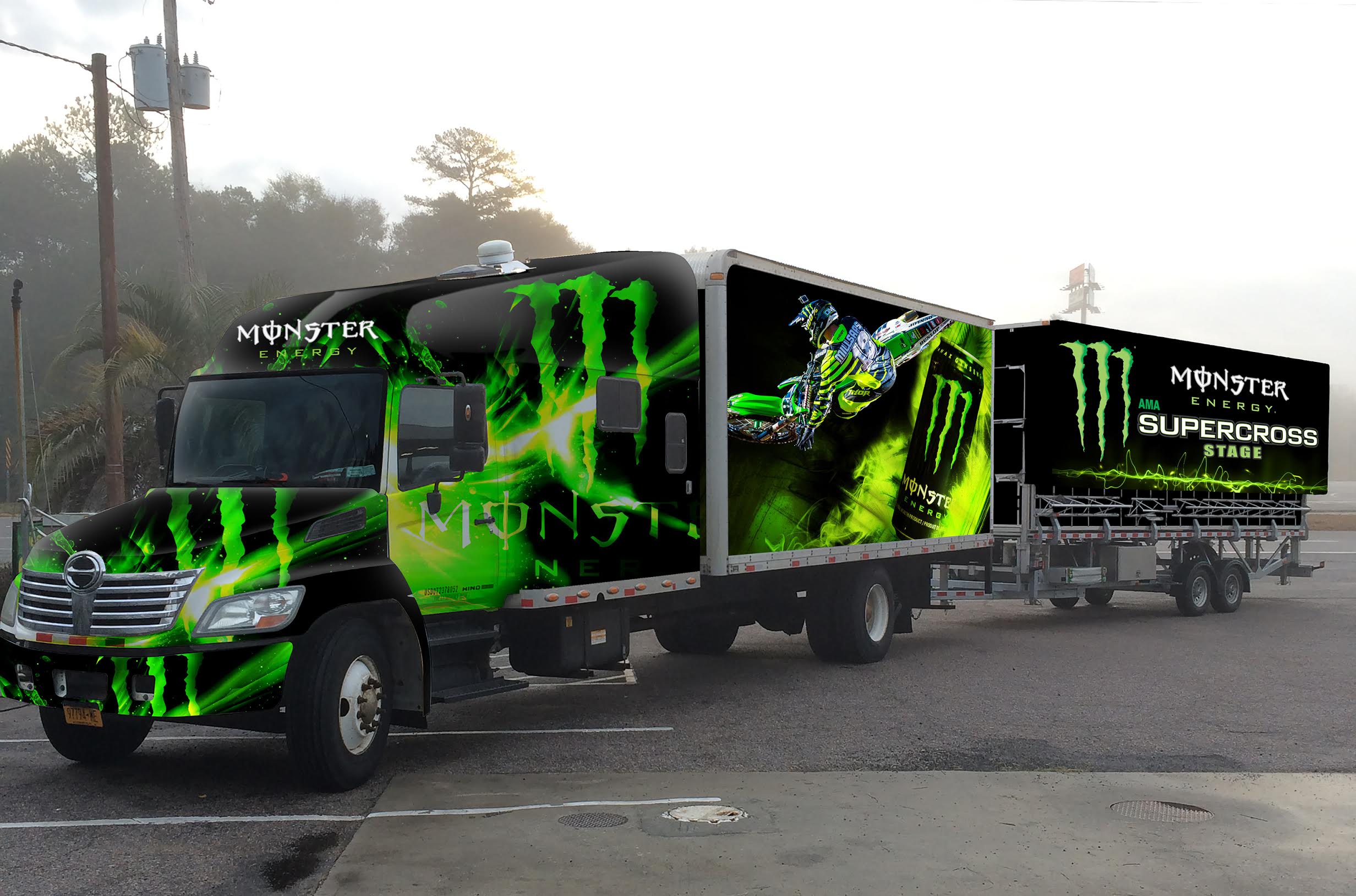 Monster Energy Truck  Mobile Stage Network